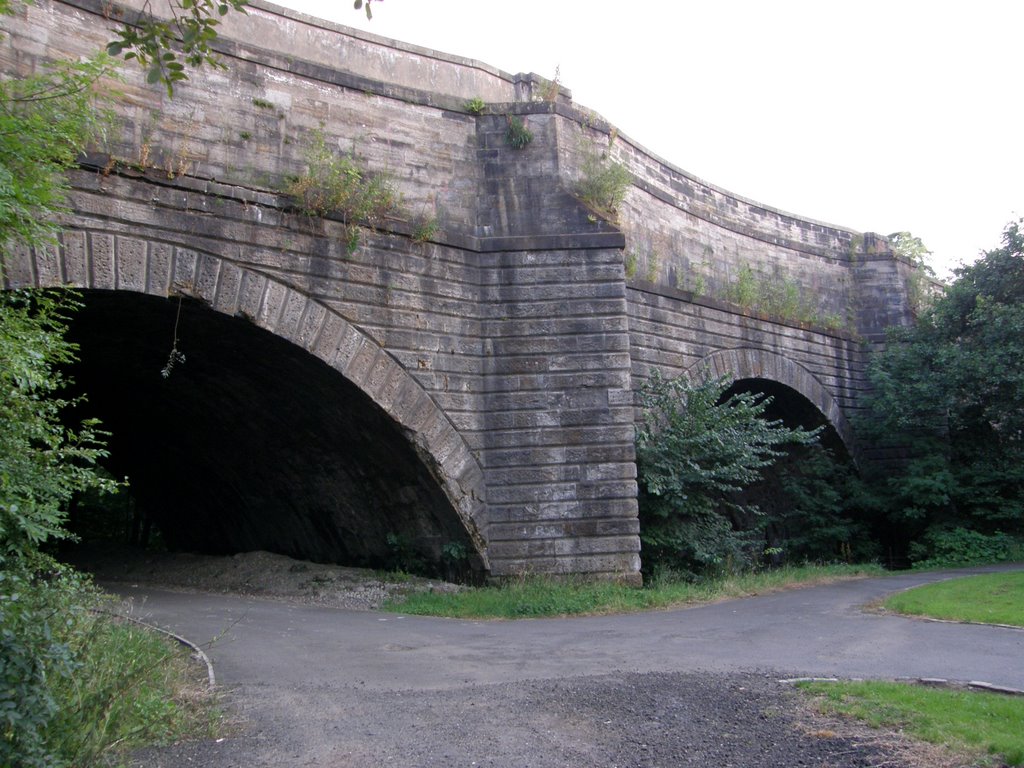 Aquaduct carrying the Forth & Clyde Canal across the River Kelvin by © Douglas MacGregor