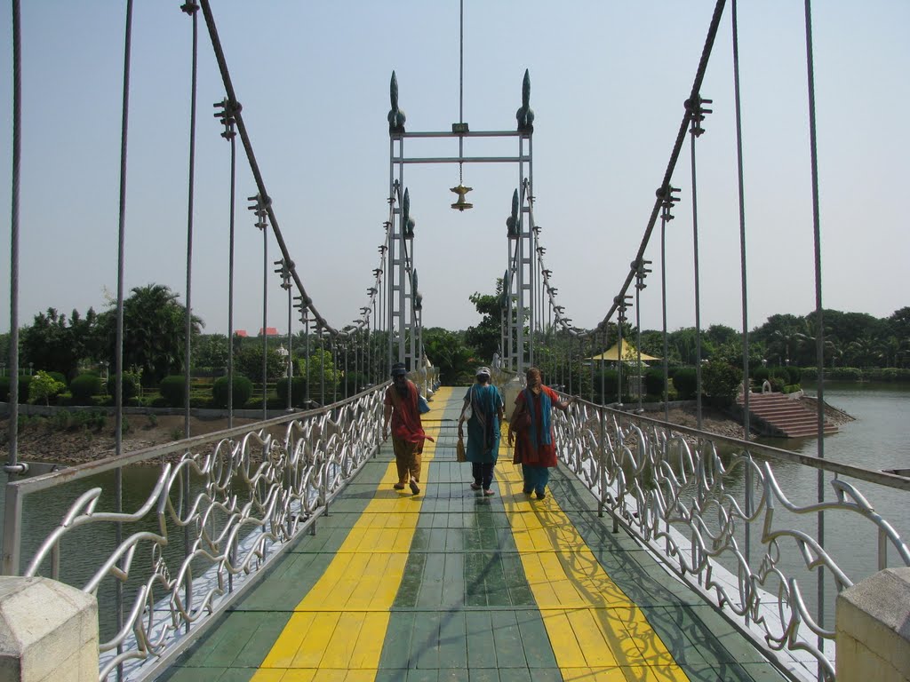 Hanging Bridge at Anand Sagar by Rajendra Patil