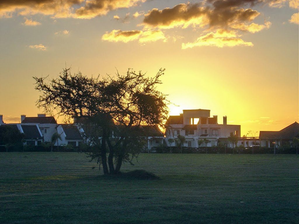 Federación (Entre Rios) - Atardecer frente al parque - ecm by eliseo c. martínez