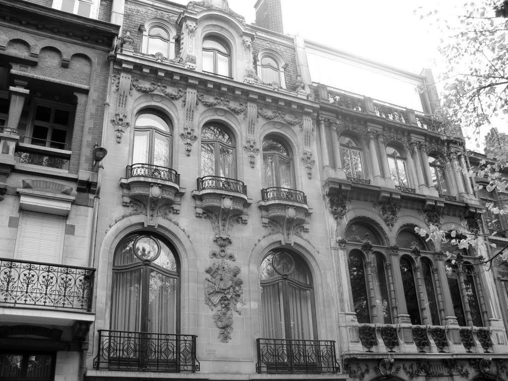 Belles façades de la rue Desmazières (Lille) by Guy Ferdinande