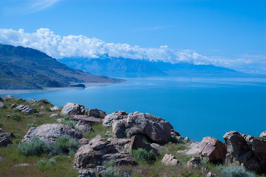 Great Salt Lake from Buffalo Point by RogerRabbitPro