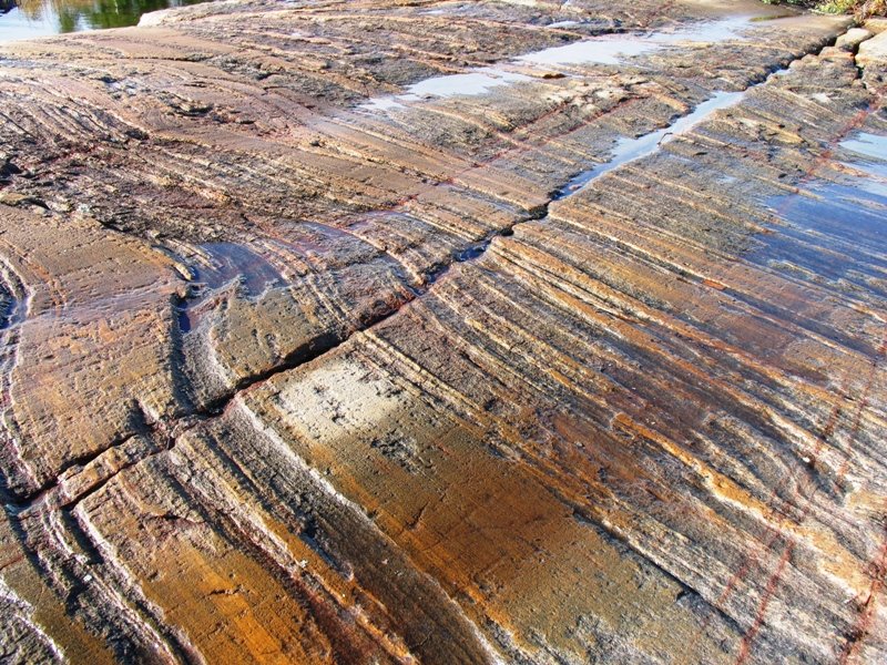 Glacial striations in granite of Cdn Shield by DigitalCyclist