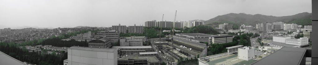 Panoramic View of Seongnam from Woolim Lions Valley Building by AO2232