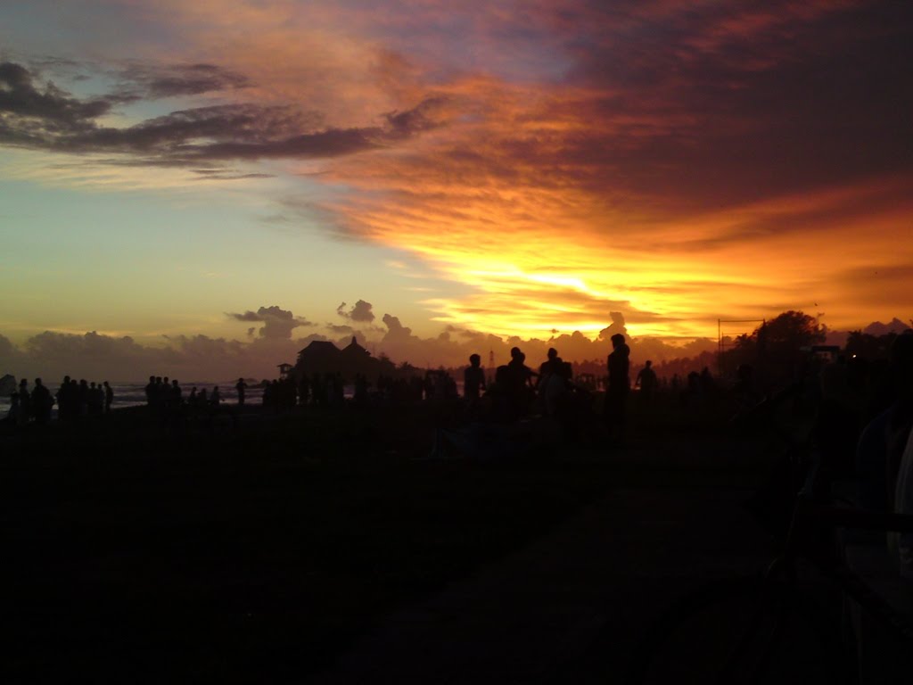 Matara Beach Evening by Tharindu Kandambi