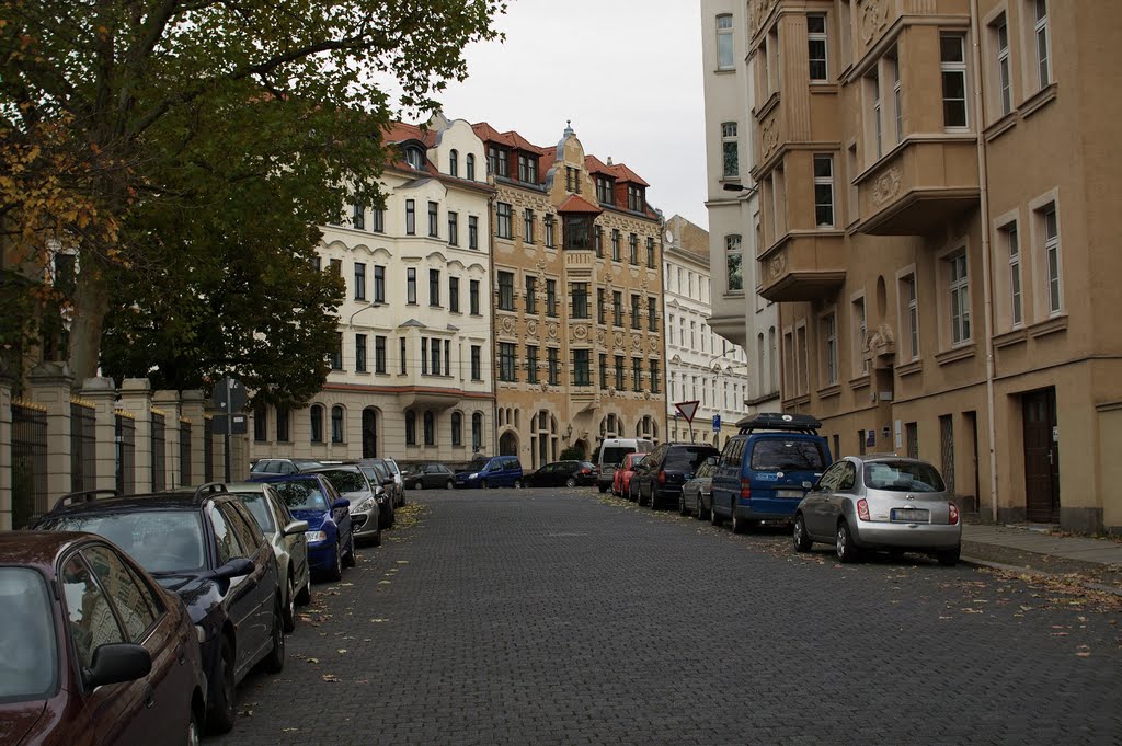 Blick vom Schlösschenweg auf die Menckestraße by Appaloosa_LE