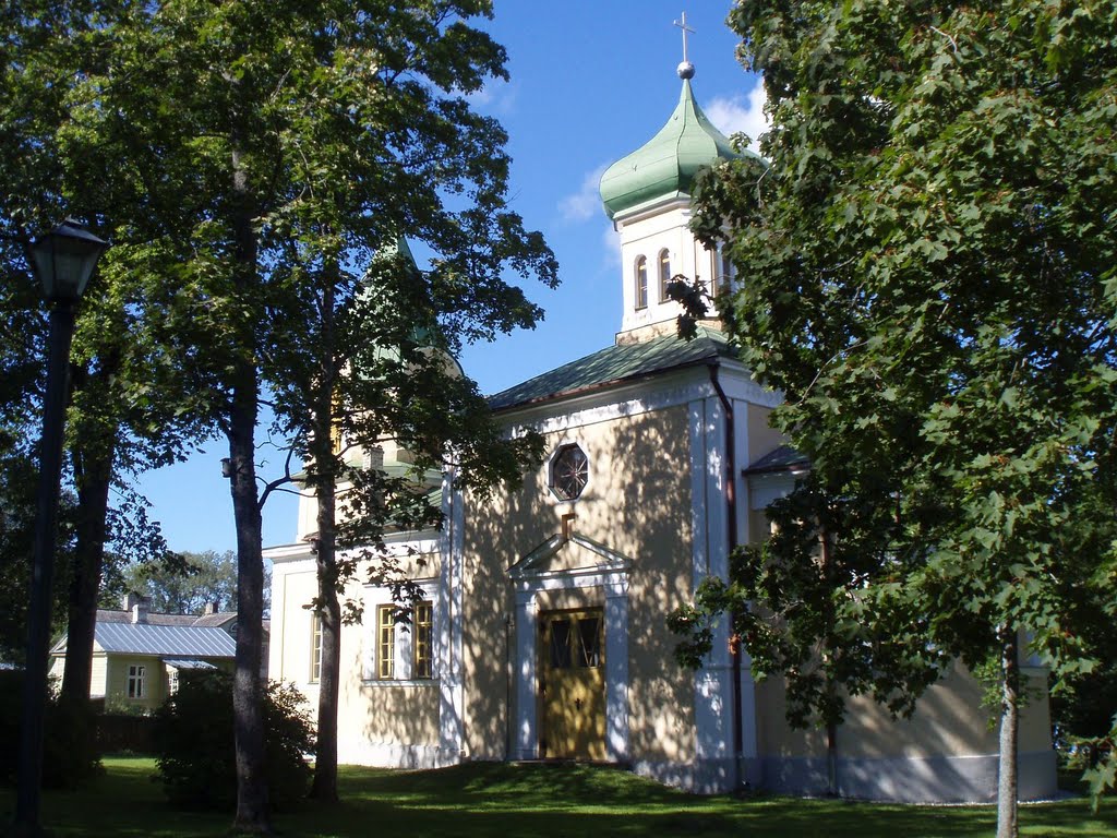 Orthodox church, Haapsula by xrctn