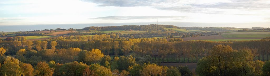 Zicht op Eyserbos vanaf Gulpenberg by Chrys Steegmans