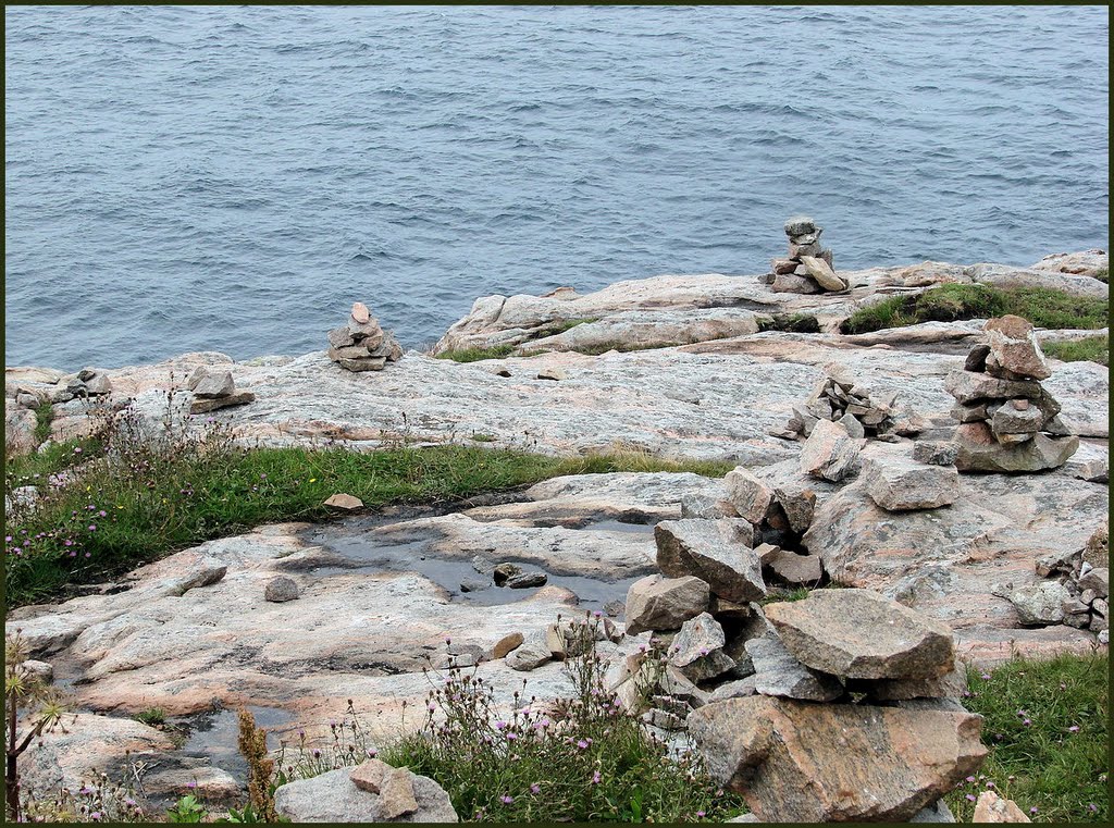 Steinhaufen am Kap Lindesnes, August 2009 by Dan-Fan