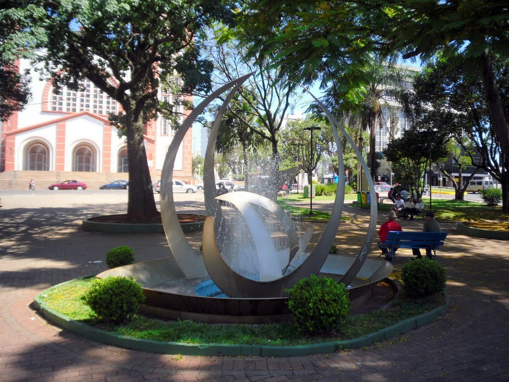 Praça Coronel Bertaso - Chapecó - SC by Portal Chapecó