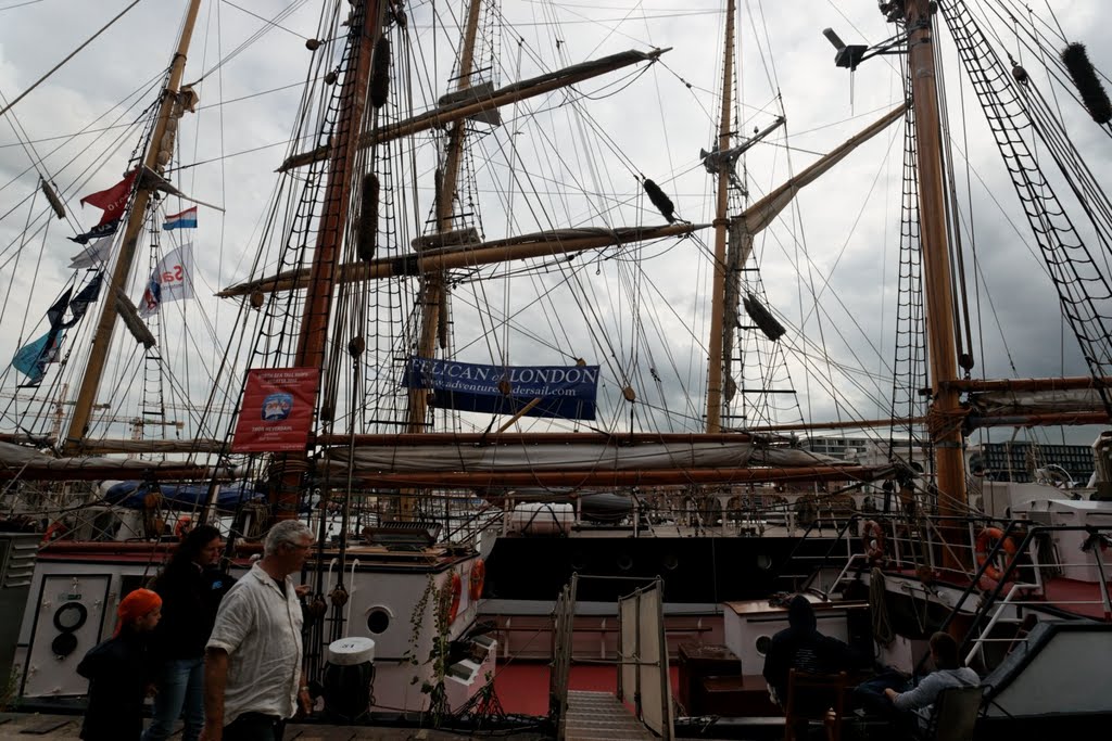 Sail Amsterdam - Javakade - View SSW on Thor Heyerdahl & Pelican of London by txllxt TxllxT