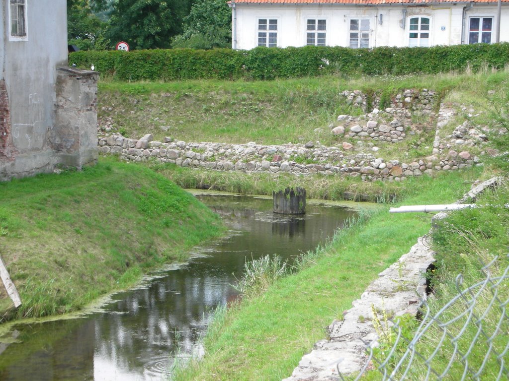 Zamek, fosa, castle, moat by kethler