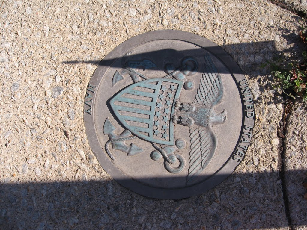 Navy Emblem at the Cemetary by budman5544