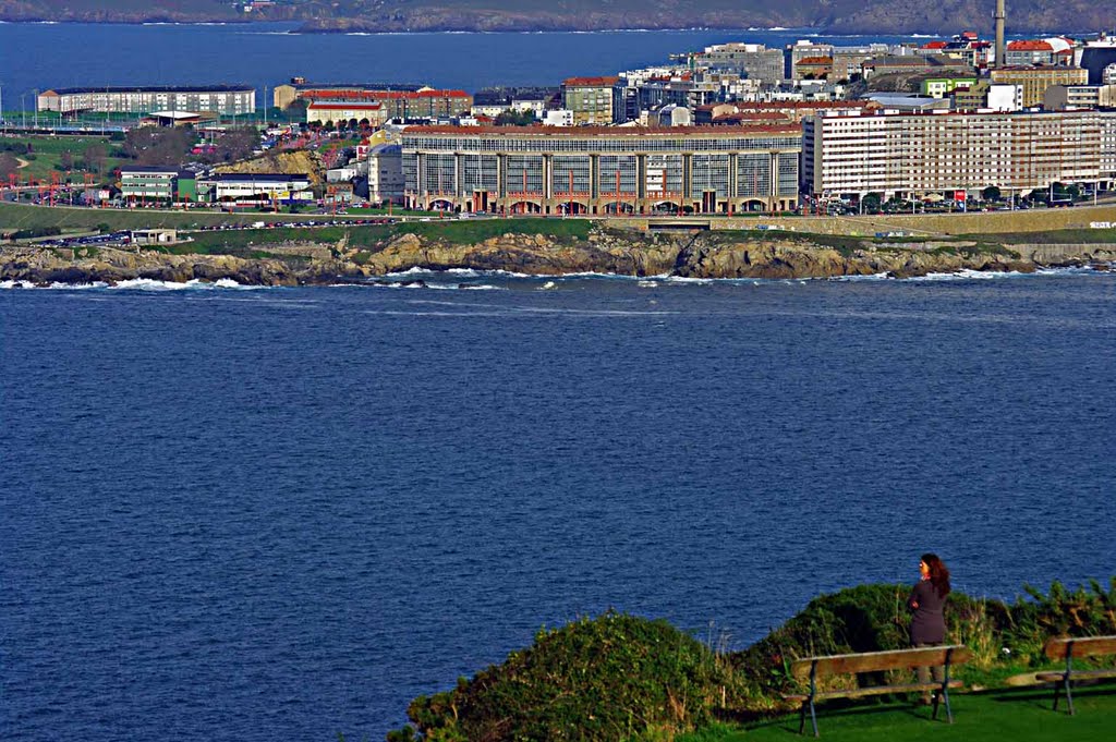 Monte de San Pedro. Vista de Coruña by Angel Filgueiras