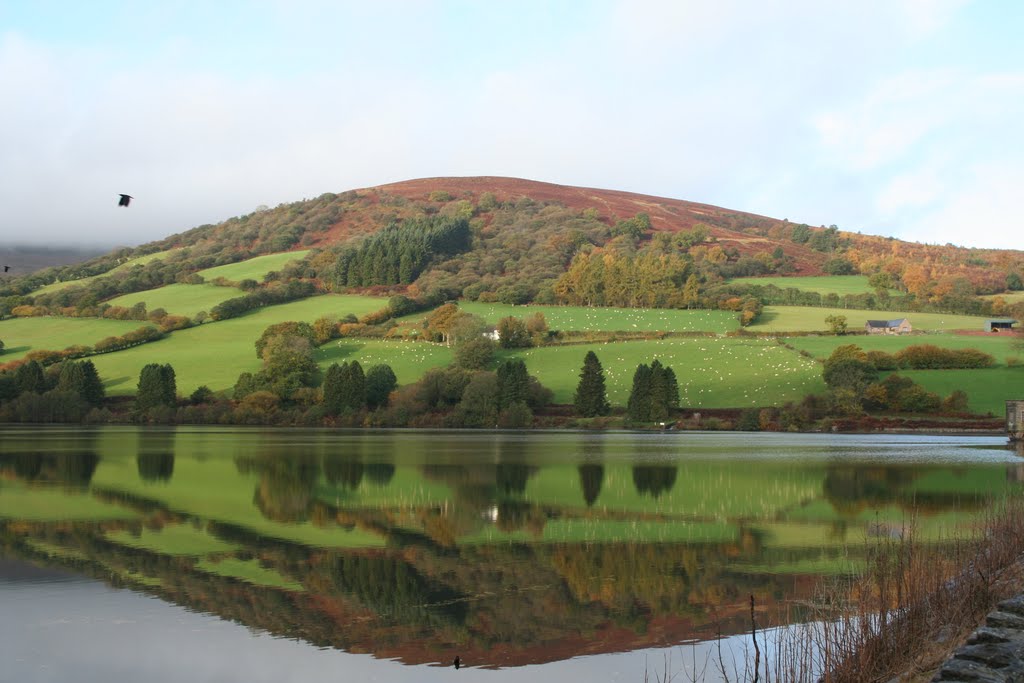 Relections in the Talybont Reservoir by barfordboy