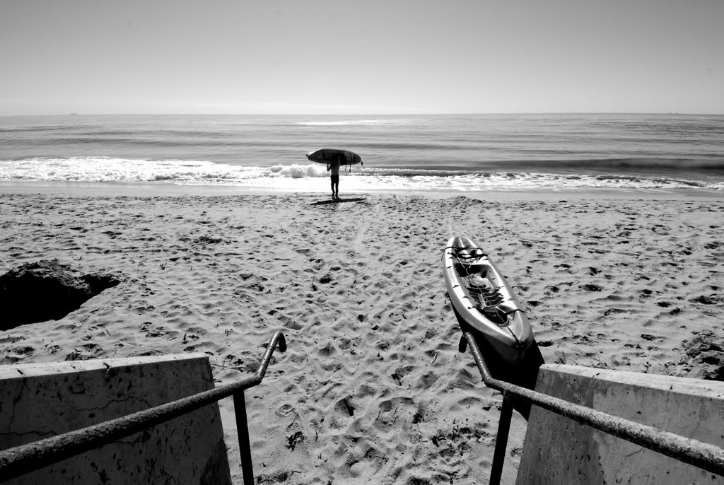 Stairs to Deer Creek Beach by Jim Sheaffer