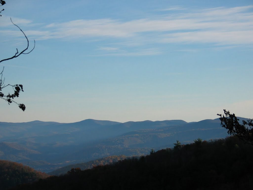 View from Brown Mountain Overlook by rootboy