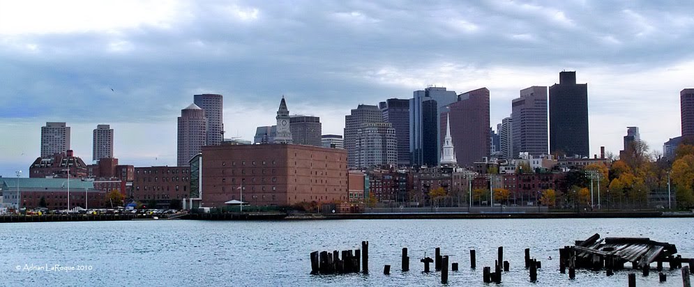 Boston Skyline by Adrian LaRoque