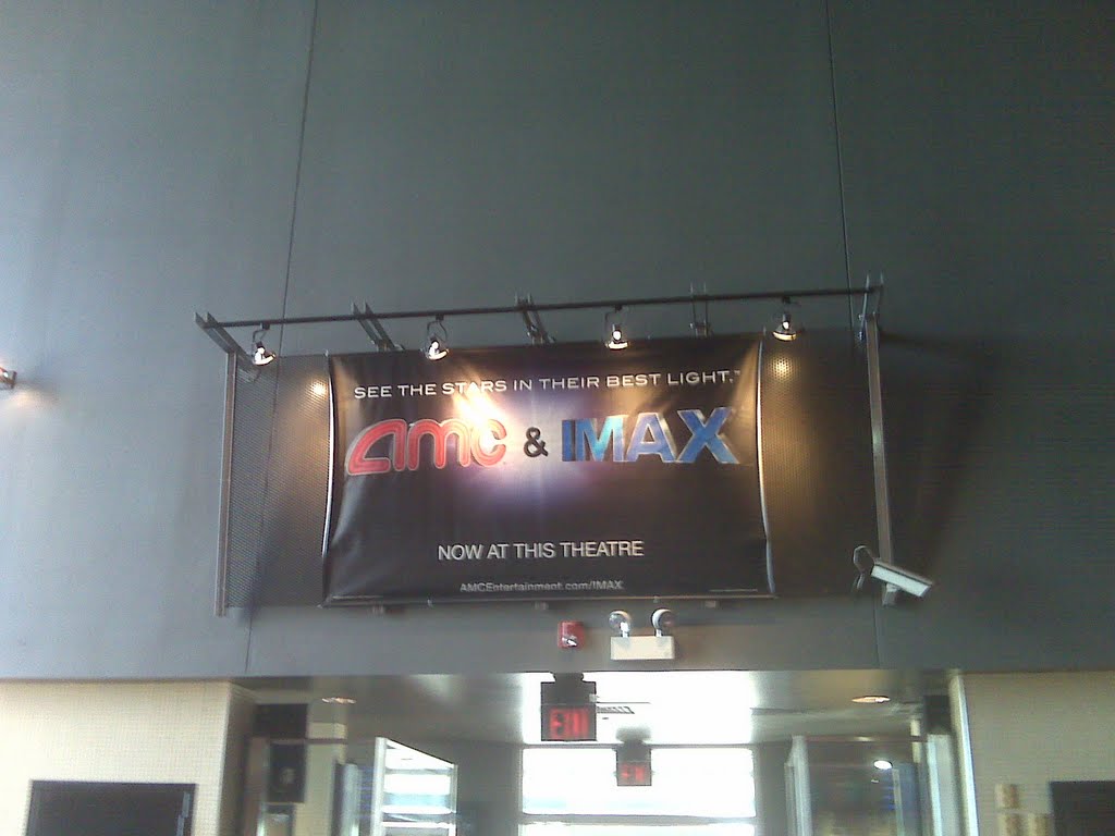 A promotional banner advertising AMC and IMAX. by italianrondacat