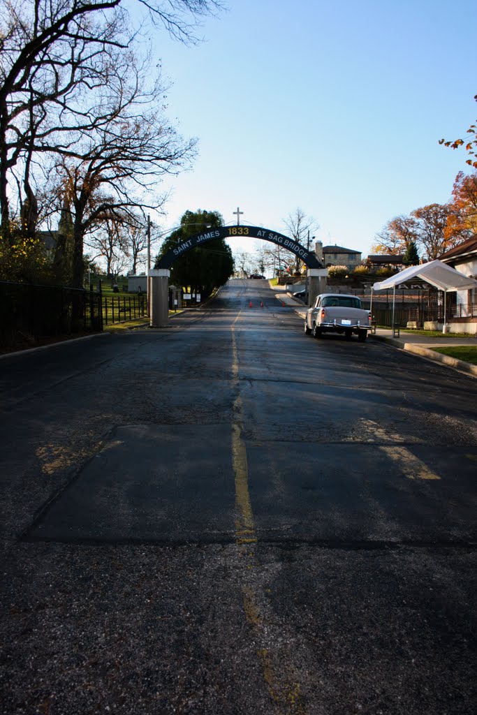 St. James Cemetery Front Entrance Inner Arch (Facing South) by Evan Martin