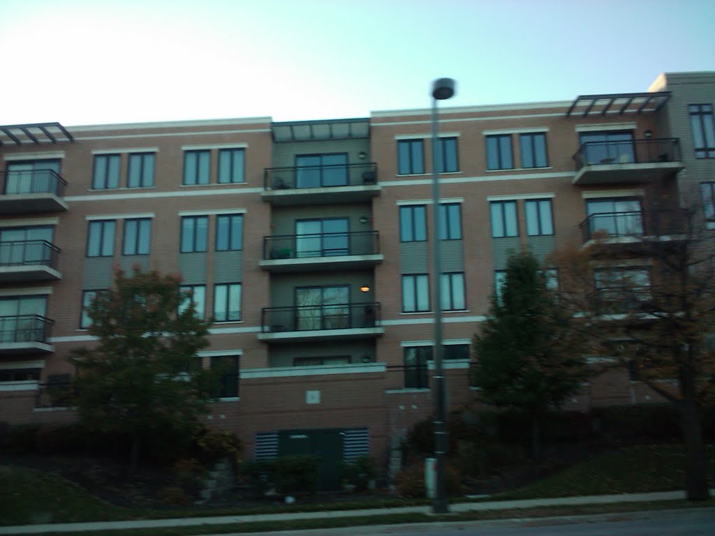 Elmhurst Apartment Buildings Near Underpass by JosephRoberto