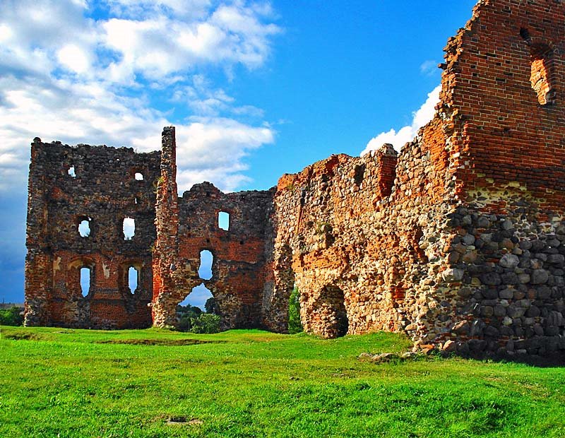 Ludza. The Order castle ruins. by rendija