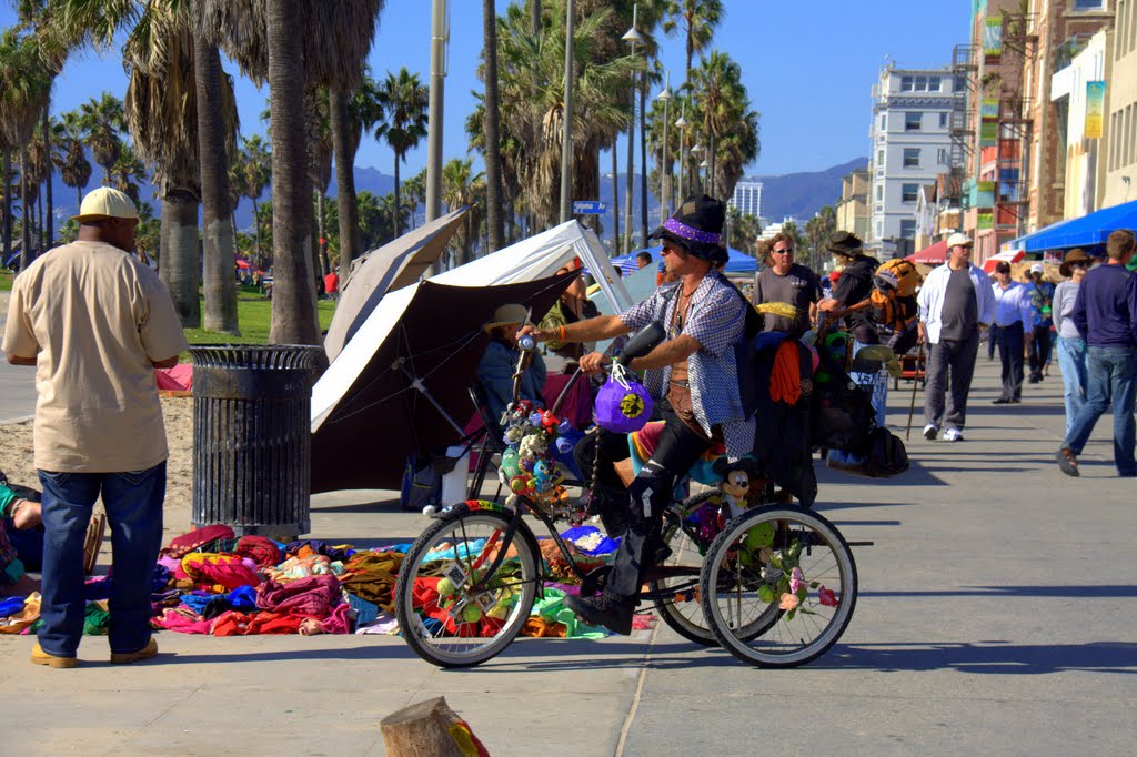 In Venice Beach, Los Angeles, CA , USA by aleksolo