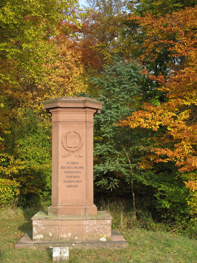 Lerchenberg - Grab/ Denkmal 1866 - Bayern-Denkmal (25.7.1866) by lebola