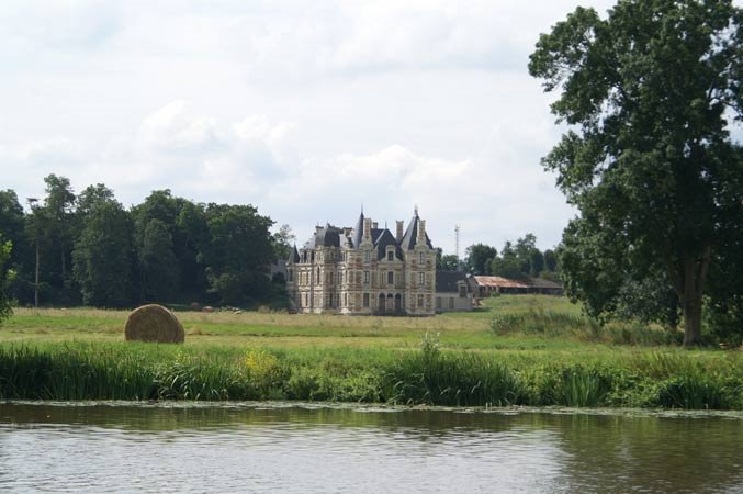 The Chateau, Chemire-sur-Sarthe, owned by the village by falconer Dave Long