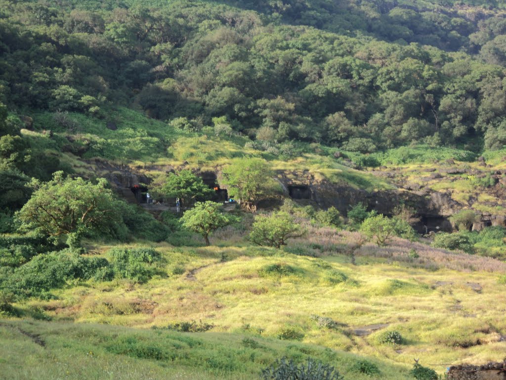 Shree Ganesh caves on Hrishchandragadh by Vilas Khote