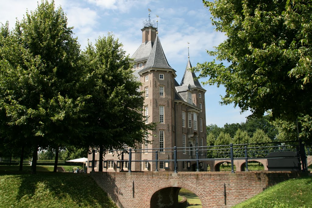 Brug bij Kasteel Heemstede, Houten. by Carl030nl