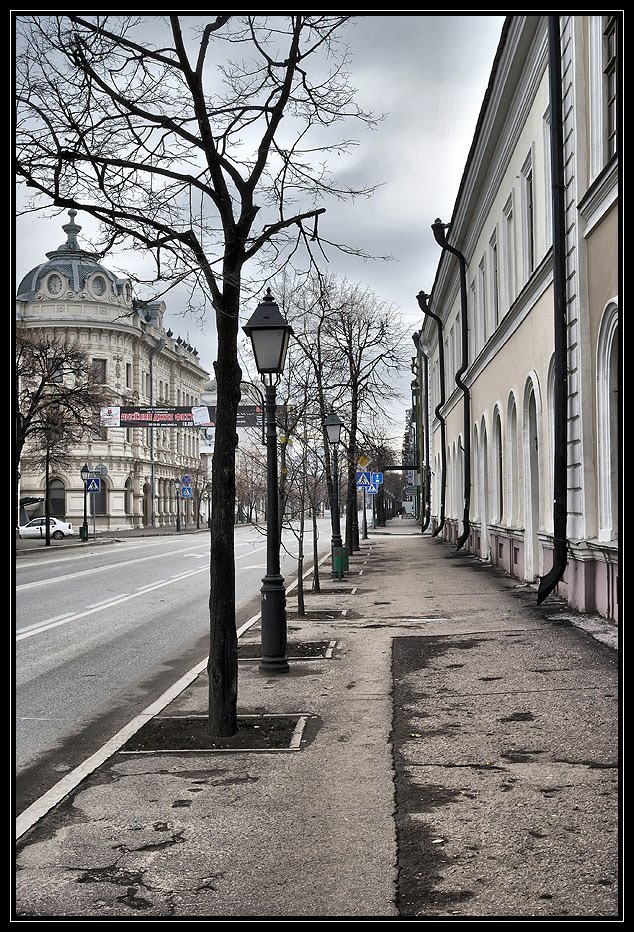 Kremlin street Kazan by Askar Gatiat