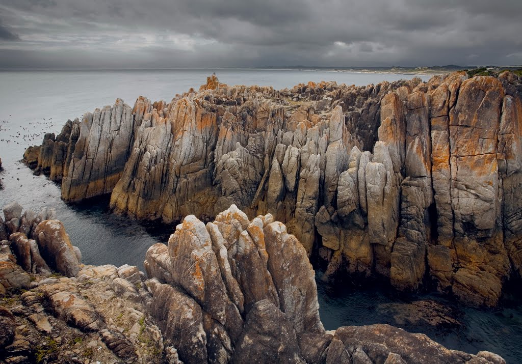 Angry sky / Peaceful sea - near Grootbos Private Nature Reserve by Professional Photogr…