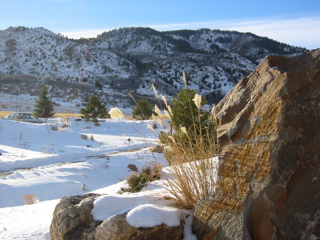 Winter landscape in Colorado by adoverboy2