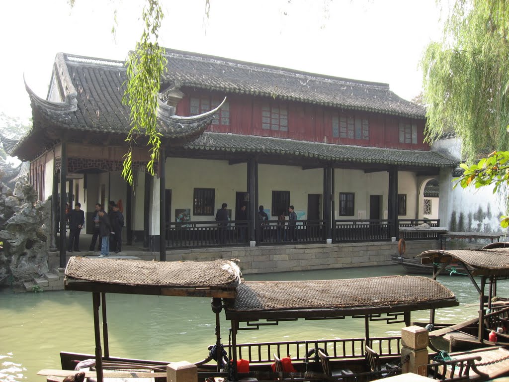 Nanxun - entrance to the Little Lotus Villa by MalteLauridsBrigge