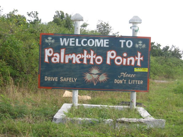 Welcome sign of Palmetto Point by srvrtk