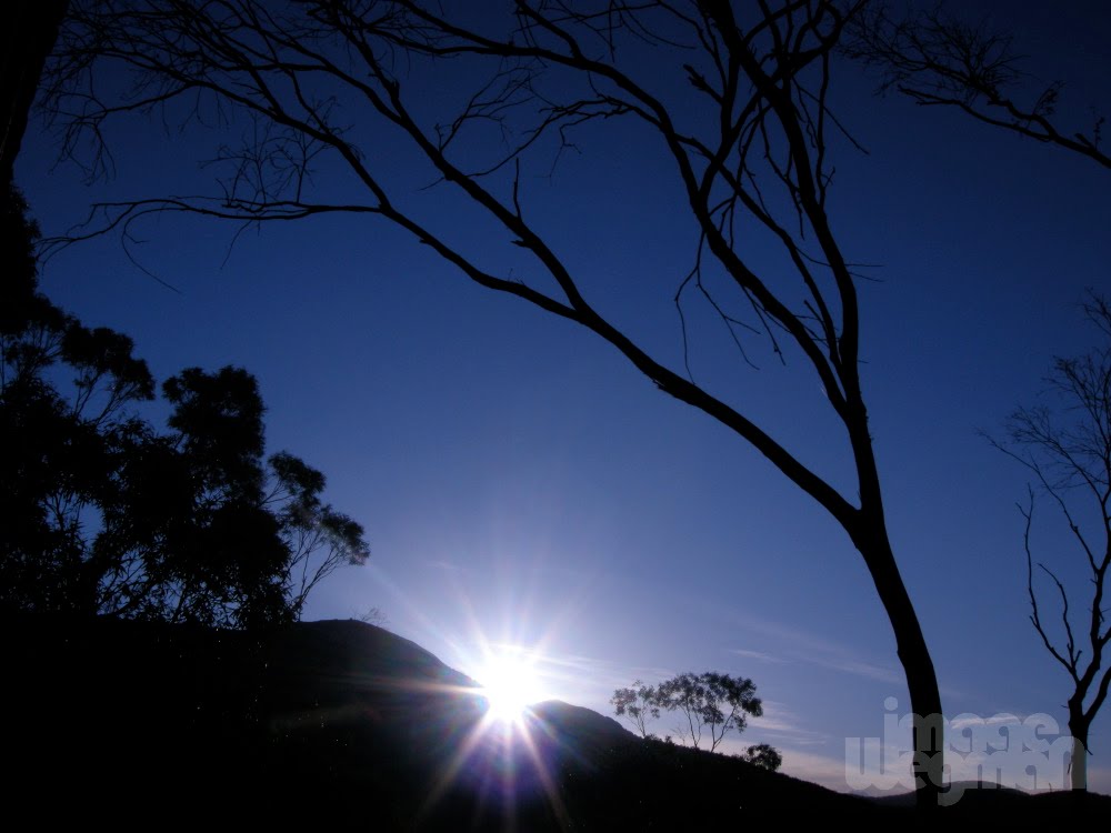 Sunset over the mountain again by Imogen Wegman