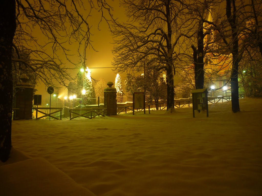 Imbocco del Parco della Chiusa sotto la neve by xmas64