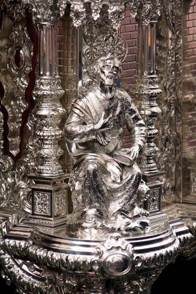 Evangelista San Marcos, detalle respiraderos Virgen de la Aurora by Joaquín Gómez