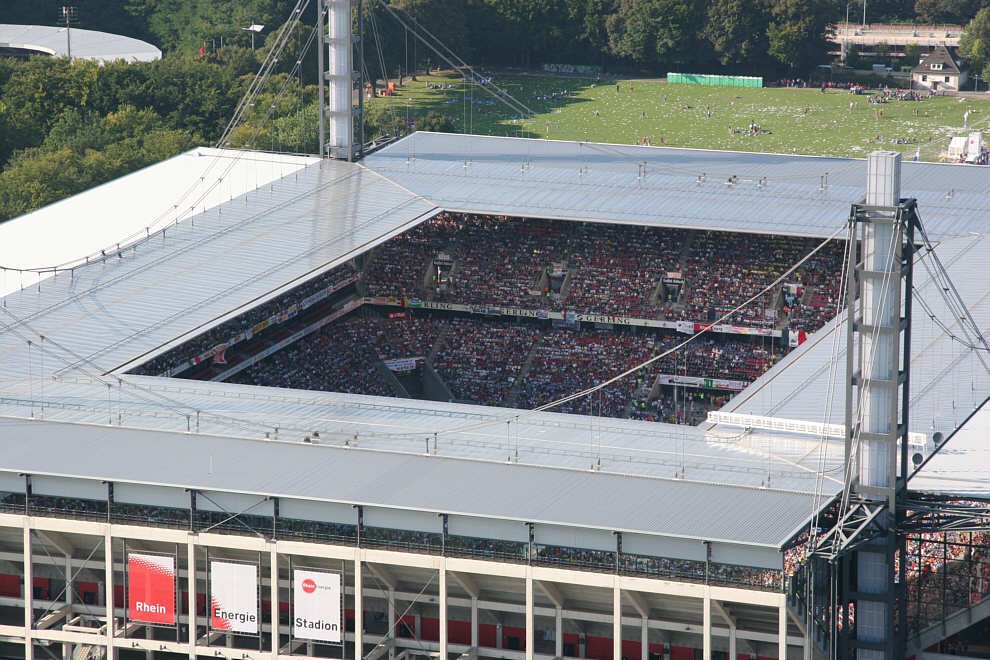 Köln, Rhein Energie Stadion Luftbild by guido.karl