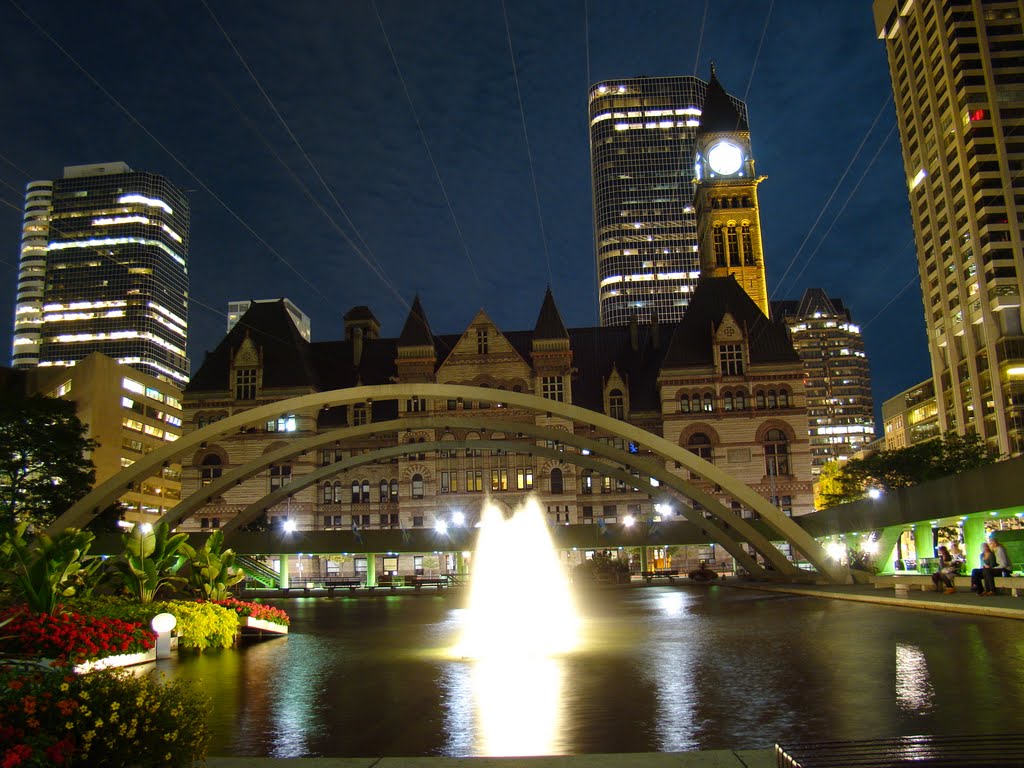 DSC00462 Toronto at night - NE view by Volkan Yuksel