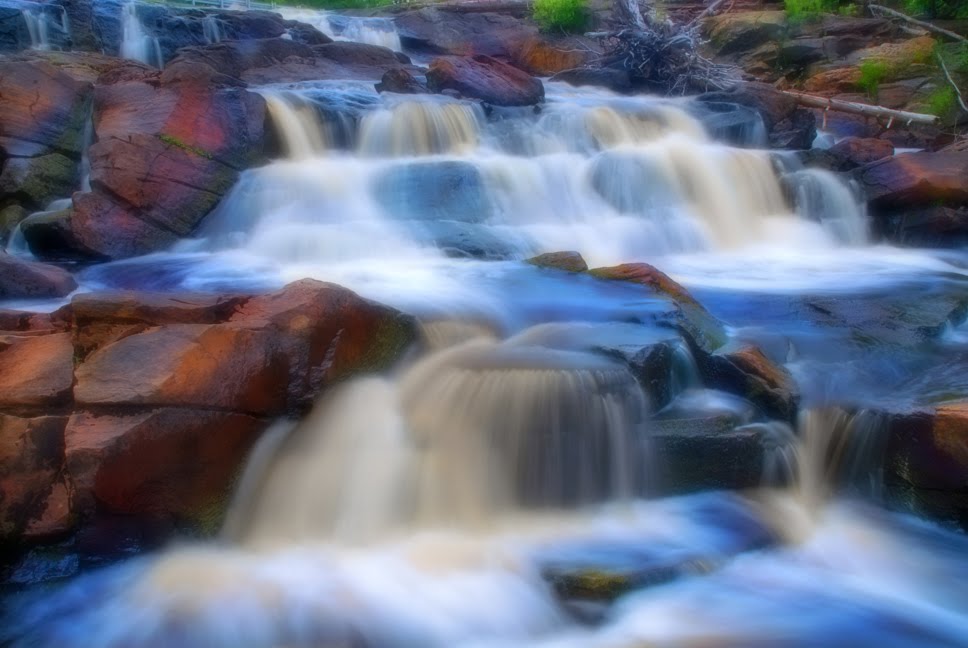 Rosseau Falls Head-On by Indonesia Jones