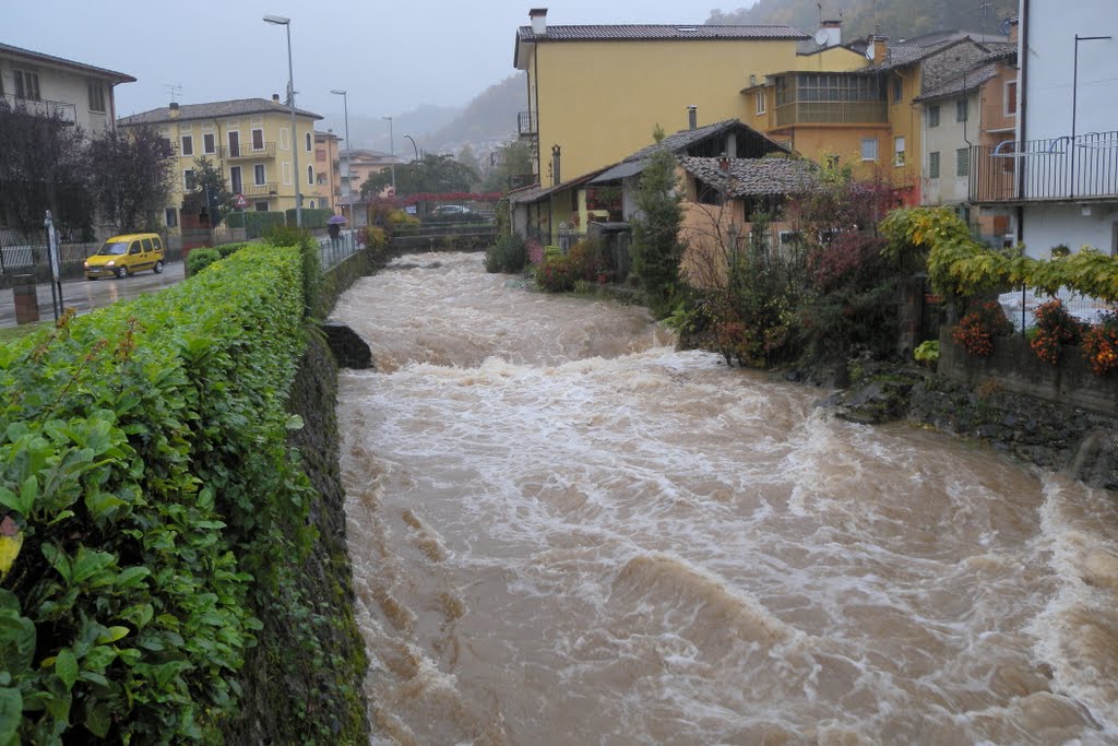 Torrente Rio dal ponte di Via Madonnetta (02.11.2010) by Magnani Aldo