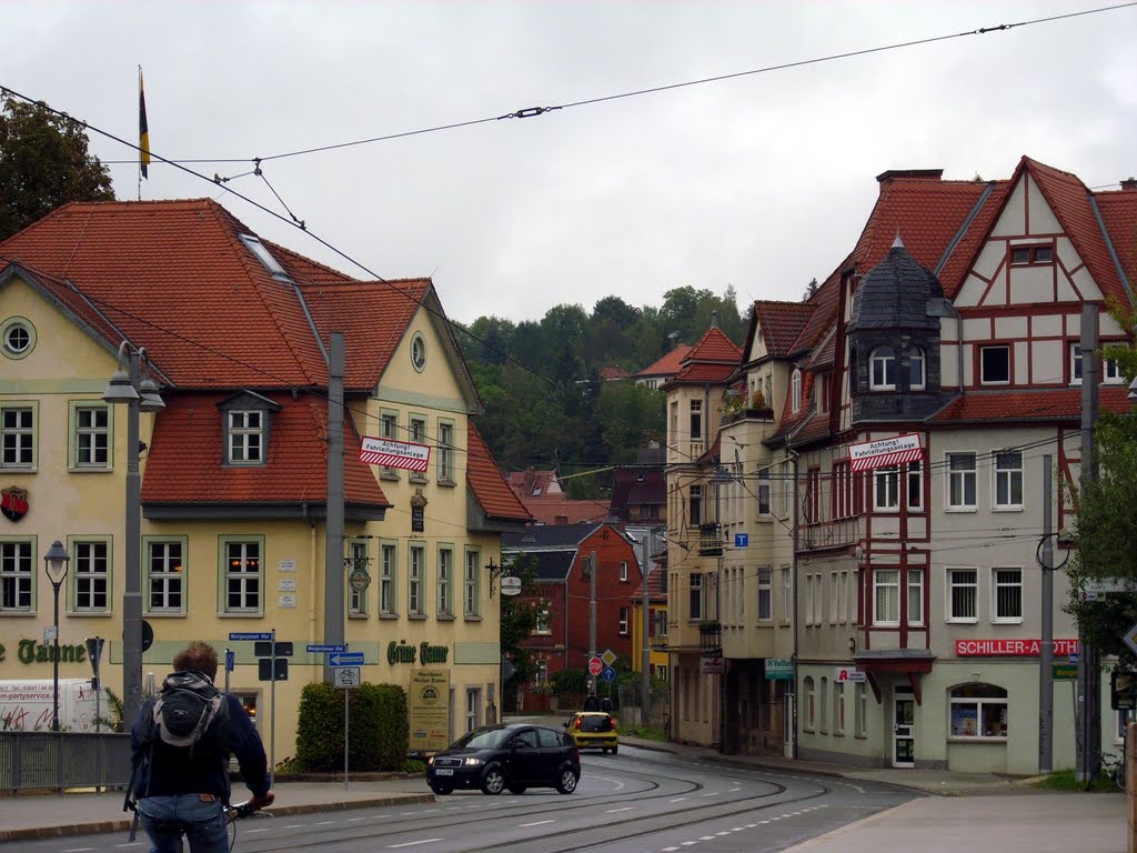 Jena. Karl-Liebknecht-Straße by Mykola Czerjoszyn