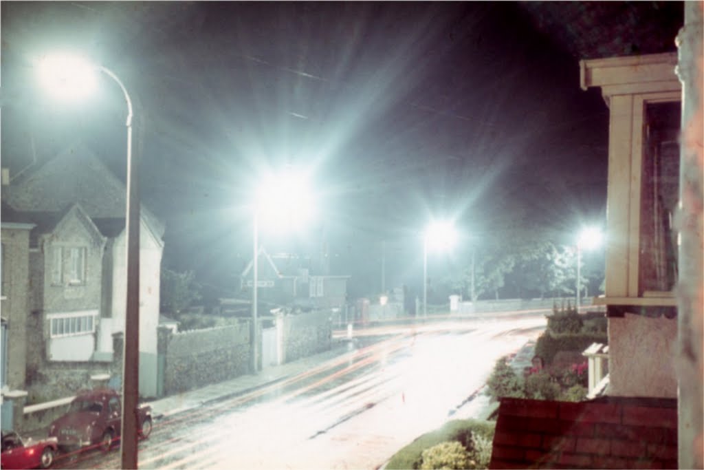 Ramsgate - Park Road at night - July 1971 by pascal12