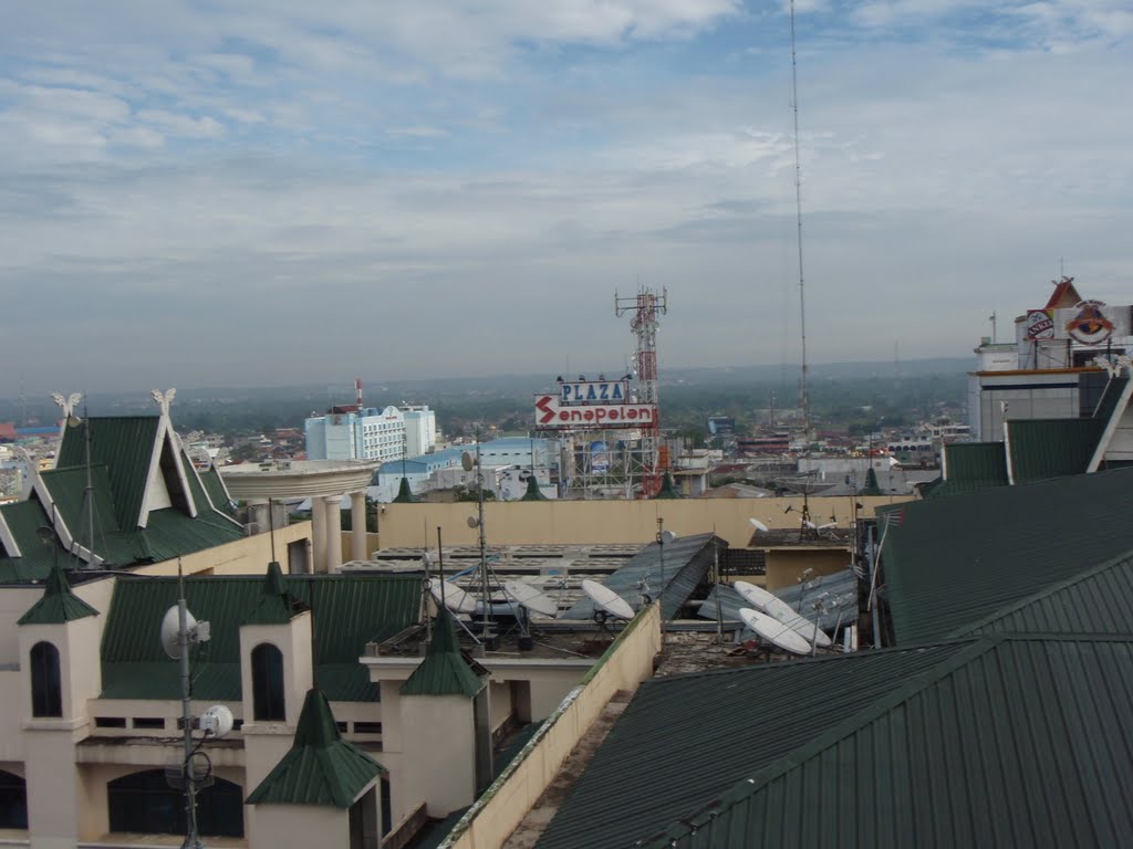 View from grand Jatra Hotel, Pekanbaru by fishcircle