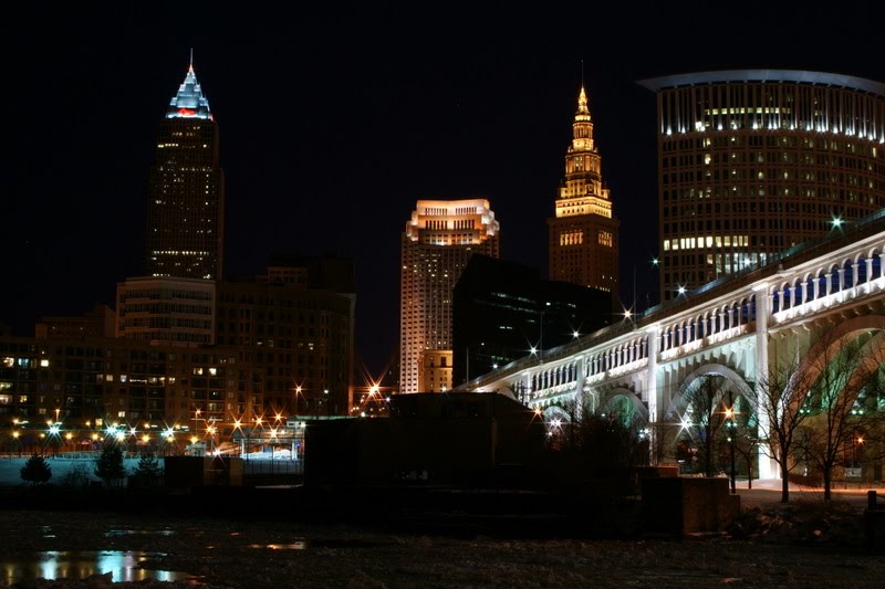 Cleveland at Night by RBodnar