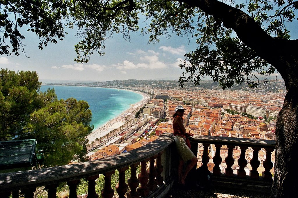 Blick auf Nizza vom Park Colline du Château by Elch