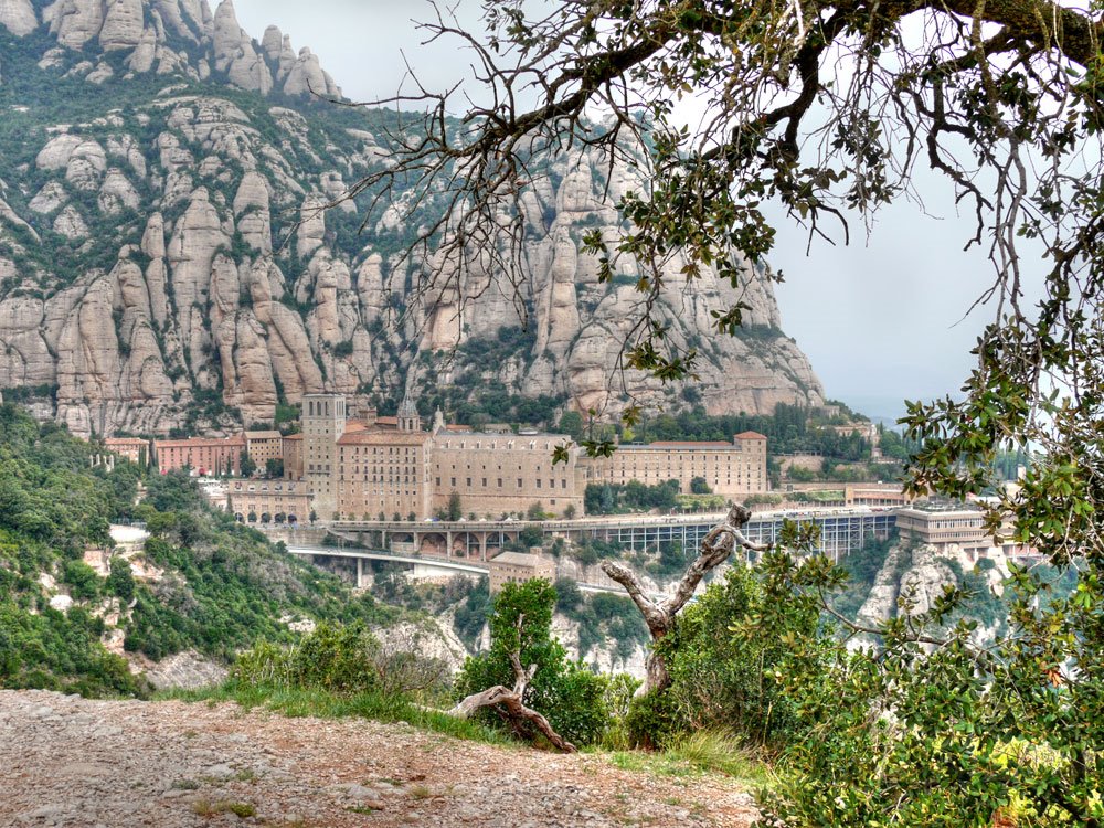 Montserrat des de Sant Miquel by Josep Maria Alegre