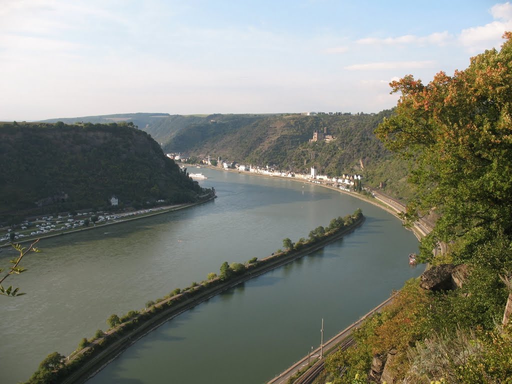 View from Loreley. [Unesco] Germany by Vaclovas Zukauskis