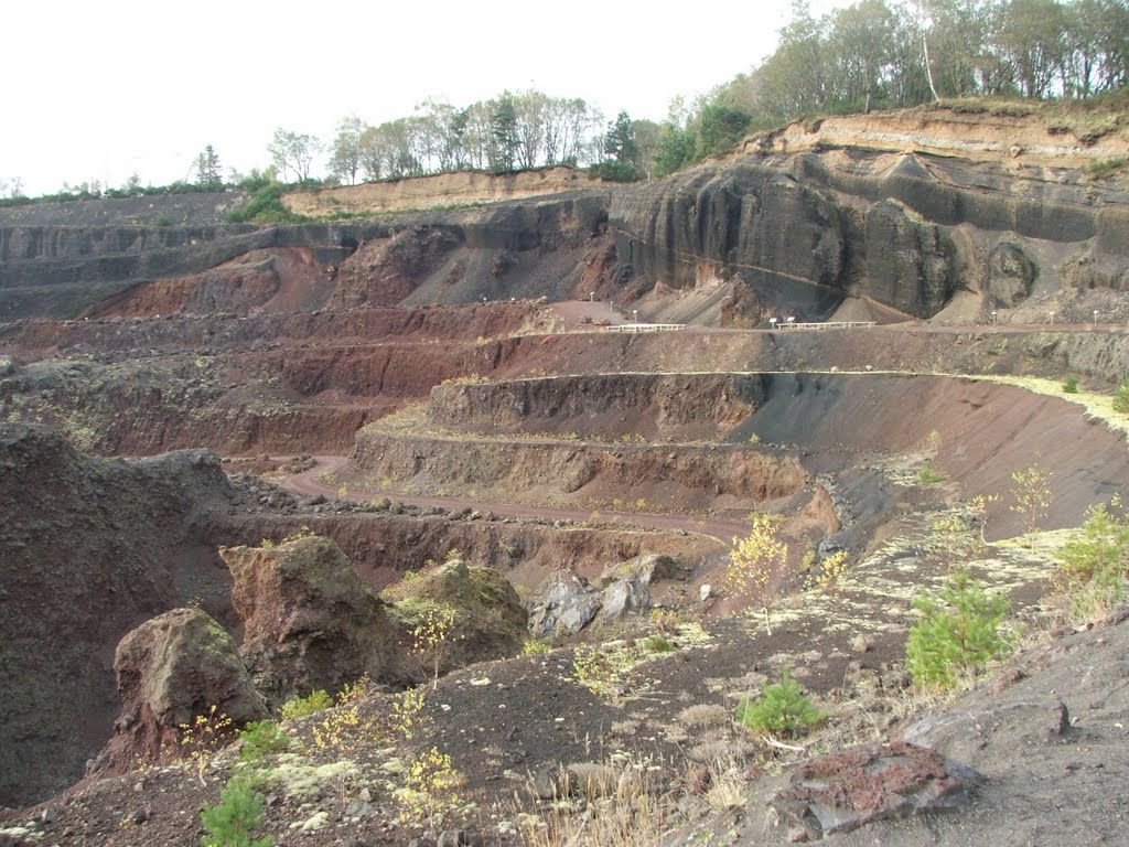 Crater of an old volcano by Familie Pustylnik